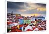 Lisbon, Portugal Sunrise Skyline at Alfama District-Sean Pavone-Framed Photographic Print