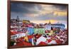 Lisbon, Portugal Sunrise Skyline at Alfama District-Sean Pavone-Framed Photographic Print