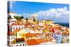 Lisbon, Portugal Town Skyline at the Alfama.-SeanPavonePhoto-Stretched Canvas