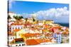 Lisbon, Portugal Town Skyline at the Alfama.-SeanPavonePhoto-Stretched Canvas