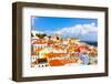 Lisbon, Portugal Town Skyline at the Alfama.-SeanPavonePhoto-Framed Premium Photographic Print