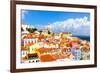 Lisbon, Portugal Town Skyline at the Alfama.-SeanPavonePhoto-Framed Photographic Print