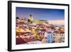 Lisbon, Portugal Twilight Cityscape at the Alfama District-Sean Pavone-Framed Photographic Print