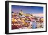 Lisbon, Portugal Twilight Cityscape at the Alfama District-Sean Pavone-Framed Photographic Print