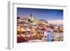 Lisbon, Portugal Twilight Cityscape at the Alfama District-Sean Pavone-Framed Photographic Print