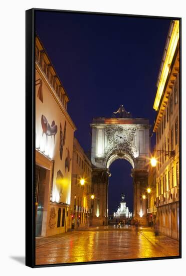 Lisbon, Rua Augusta-Terry Eggers-Framed Stretched Canvas