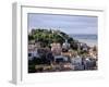 Lisbon, the Castelo Sao Jorge in Lisbon with the Rio Tejo in the Background, Portugal-Camilla Watson-Framed Photographic Print