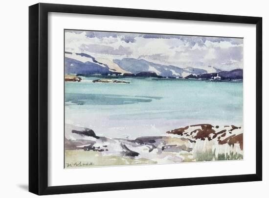 Lisemore and Morven from Mull-Francis Campbell Boileau Cadell-Framed Premium Giclee Print