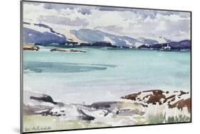 Lisemore and Morven from Mull-Francis Campbell Boileau Cadell-Mounted Giclee Print