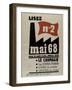 Lisez, n°2, mai 68, Journal des comités d'action-null-Framed Giclee Print