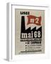 Lisez, n°2, mai 68, Journal des comités d'action-null-Framed Giclee Print