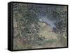 Lisière de forêt au printemps-Alfred Sisley-Framed Stretched Canvas