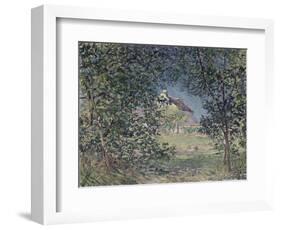 Lisière de forêt au printemps-Alfred Sisley-Framed Giclee Print