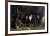 Lisière de forêt, Au revers: Paysage au crépuscule-Félix Ziem-Framed Giclee Print