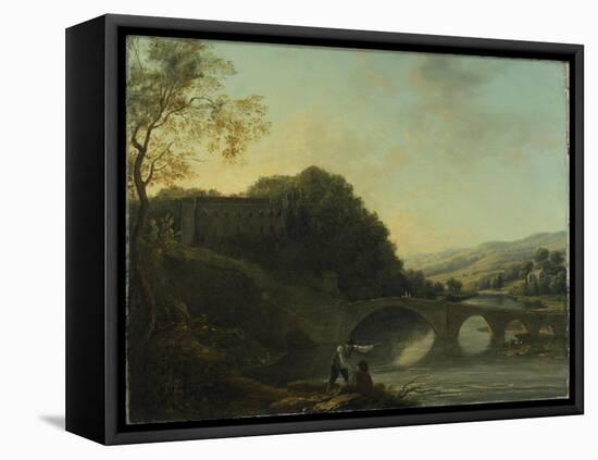 Lismore Castle from the East-William Ashford-Framed Stretched Canvas