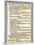 List of Boston Merchants to Be Boycotted for Importing British Goods, c.1770-null-Mounted Giclee Print