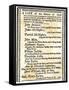 List of Boston Merchants to Be Boycotted for Importing British Goods, c.1770-null-Framed Stretched Canvas