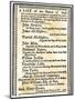 List of Boston Merchants to Be Boycotted for Importing British Goods, c.1770-null-Mounted Giclee Print