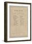 List of Characters, c.1920s-Joseph Clayton Clarke-Framed Giclee Print