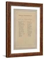 List of Characters, C.1920s-Joseph Clayton Clarke-Framed Giclee Print