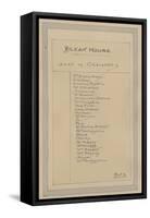 List of Characters, C.1920s-Joseph Clayton Clarke-Framed Stretched Canvas