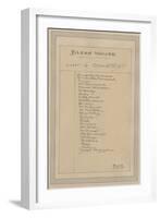 List of Characters, C.1920s-Joseph Clayton Clarke-Framed Giclee Print