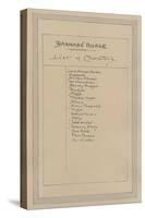 List of Characters for Barnaby Rudge, C.1920s-Joseph Clayton Clarke-Stretched Canvas