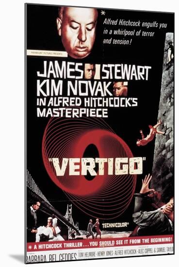 Listen Darkling, 1958, "Vertigo" Directed by Alfred Hitchcock-null-Mounted Giclee Print