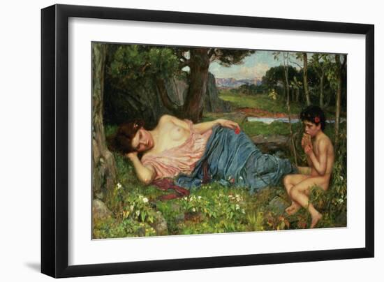 Listen to My Sweet Pipings, 1911-John William Waterhouse-Framed Giclee Print