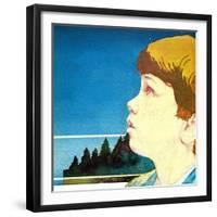 Listen to the Darkness - Child Life-Dave Mankins-Framed Giclee Print