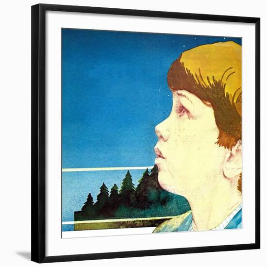 Listen to the Darkness - Child Life-Dave Mankins-Framed Giclee Print