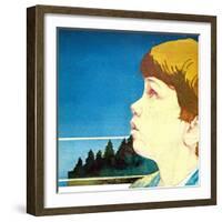 Listen to the Darkness - Child Life-Dave Mankins-Framed Giclee Print