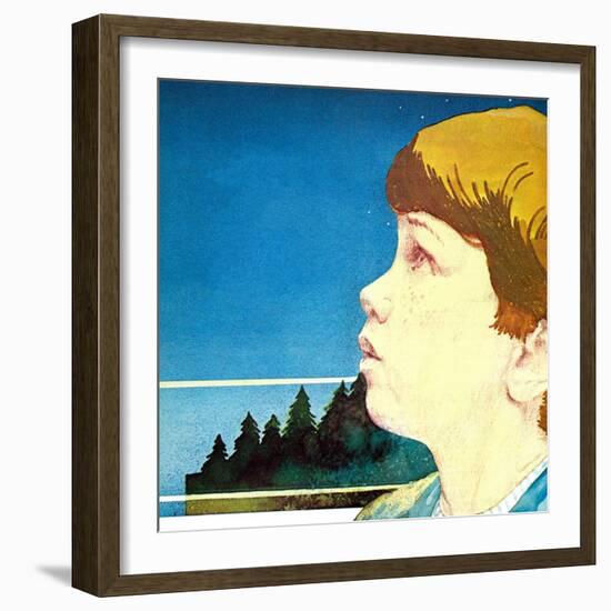 Listen to the Darkness - Child Life-Dave Mankins-Framed Giclee Print