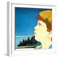 Listen to the Darkness - Child Life-Dave Mankins-Framed Giclee Print