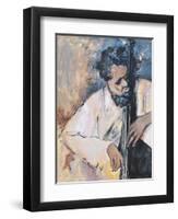 LISTEN TO THE MUSIC-ALLAYN STEVENS-Framed Art Print