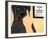 Listen To Your Doctor Black-Stephen Huneck-Framed Giclee Print