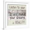 Listen To Your Heart-null-Framed Art Print