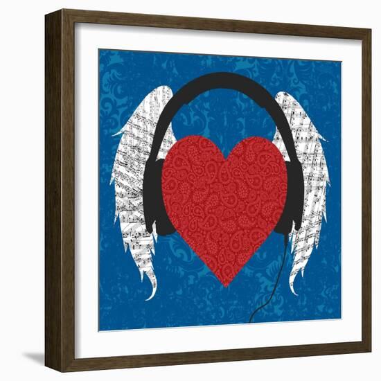 Listen to Your Heart-Ali Potman-Framed Giclee Print