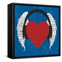 Listen to Your Heart-Ali Potman-Framed Stretched Canvas