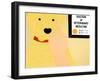 Listen To Your Vet Yellow-Stephen Huneck-Framed Giclee Print