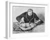 Listening to Internal Sounds of Patient with Stethoscope, 19th Century-null-Framed Giclee Print