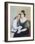 Listening to Music-Federico Zandomeneghi-Framed Giclee Print