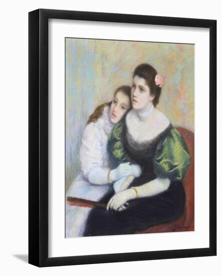 Listening to Music-Federico Zandomeneghi-Framed Giclee Print