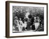 Listening to the Gramophone Near Beziers, c. 1910-French Photographer-Framed Premium Photographic Print