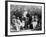 Listening to the Gramophone Near Beziers, c. 1910-French Photographer-Framed Photographic Print