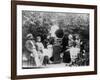 Listening to the Gramophone Near Beziers, c. 1910-French Photographer-Framed Photographic Print