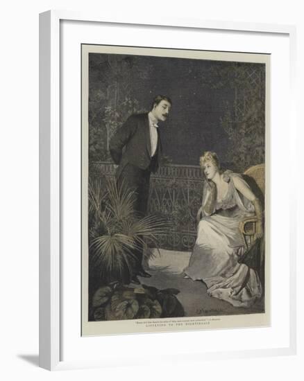 Listening to the Nightingale-Edward Frederick Brewtnall-Framed Giclee Print