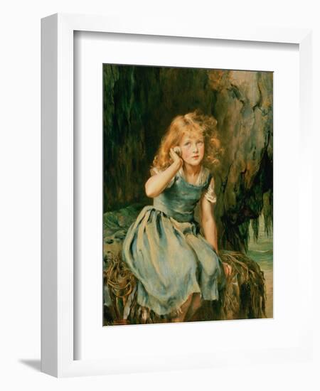 Listening to the Sea-Mary Lemon Waller-Framed Giclee Print