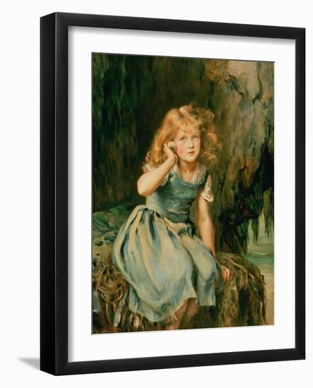 Listening to the Sea-Mary Lemon Waller-Framed Giclee Print