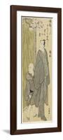 Listening to the Sound of Bouncing Ball (Matsumoto Koshiro IV), 1787-1795-Katsukawa Shuncho-Framed Giclee Print